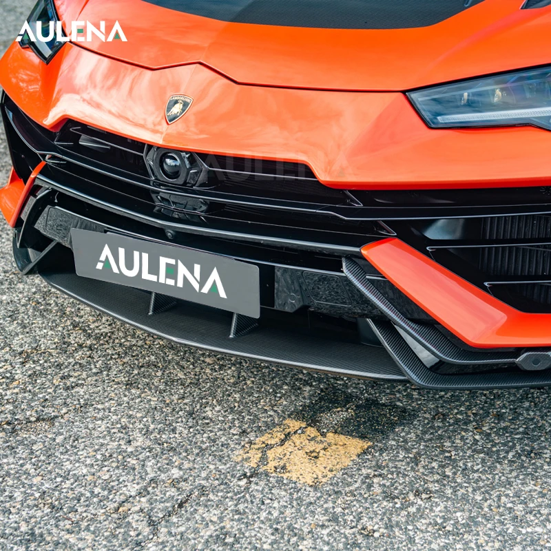 Aulena OEM Style Dry Carbon Front Splitter Lip For Lambrghini urus Carbon Side Skirt Front Canards Rear Diffuser Wheel Arches