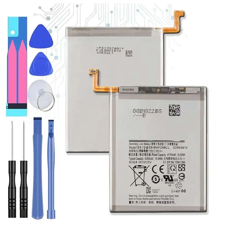 

Battery For Samsung Galaxy Note 2 II 3 III (mini neo) 4 5 7 8 9 10 5G 10Plus 10+ 10Lite 20 20Ultra X Edge SM-N975F N950 N9600