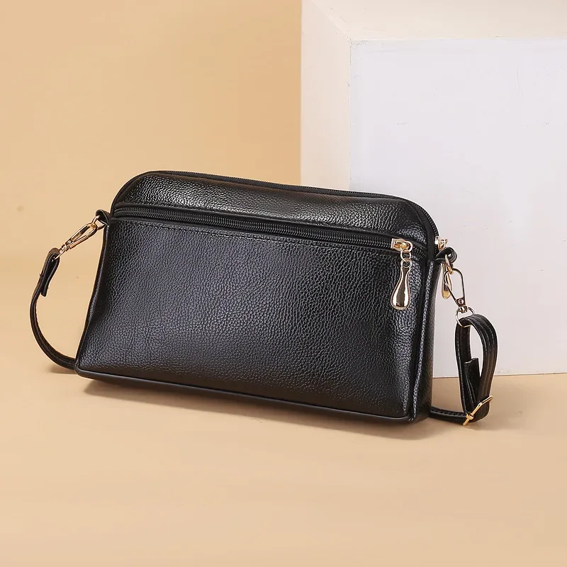 Women's Handbag Summer New Item in Stock Small Bag Mom Style Middle-aged Lady Temperament Simple Casual Crossbody Shoulder Bag