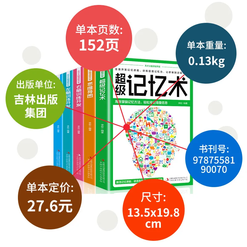 Genius Brain Potential Development Guide, Children's Puzzle Book, Logical Thinking Training Book