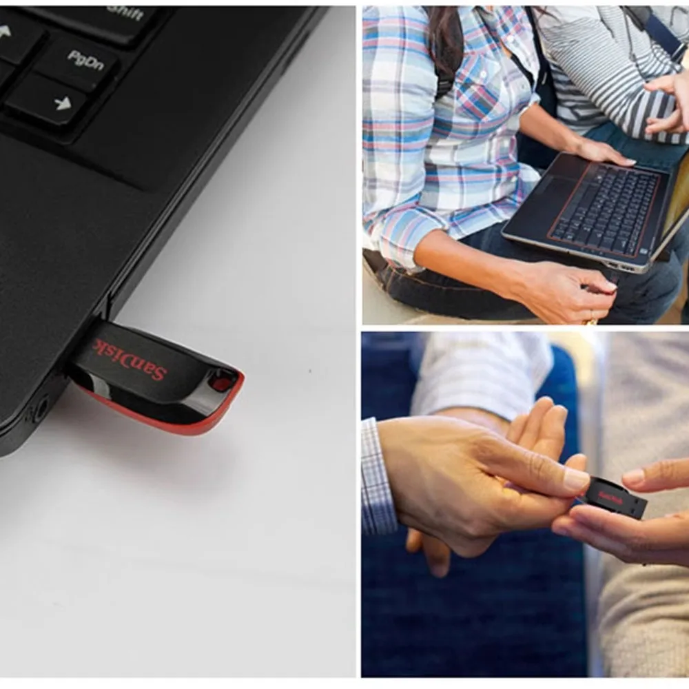Unidad Flash USB SanDisk original 128GB/64GB/32GB/16GB Pen Drive Pendrive USB 2,0 unidad Flash memoria USB disco usb flash