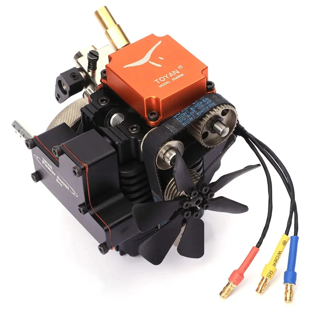 

Toyan FS-S100GA Single Cylinder 4 Stroke Gasoline Model Engine for 1:10 1:12 1:14 RC Car Boat Airplane