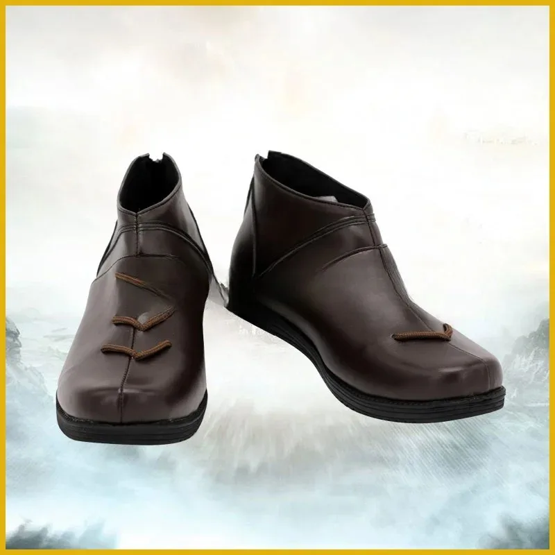 Game FF14 Final Fantasy Ardbert Cosplay Shoes Boots Halloween Accessorie Customized