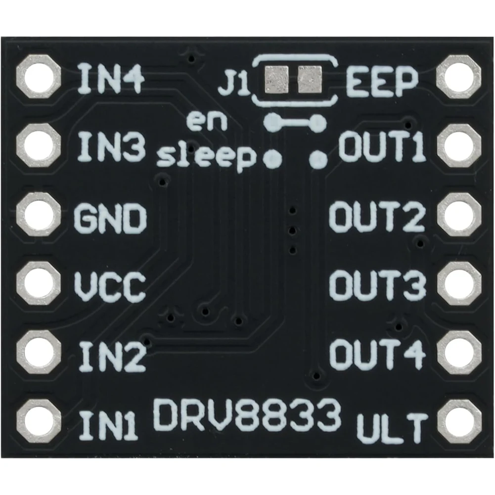 AA80 6pcs DRV8833 Motor Driver Module Dual H Bridge DC Motor Controller with Breadboard Jumper Wire