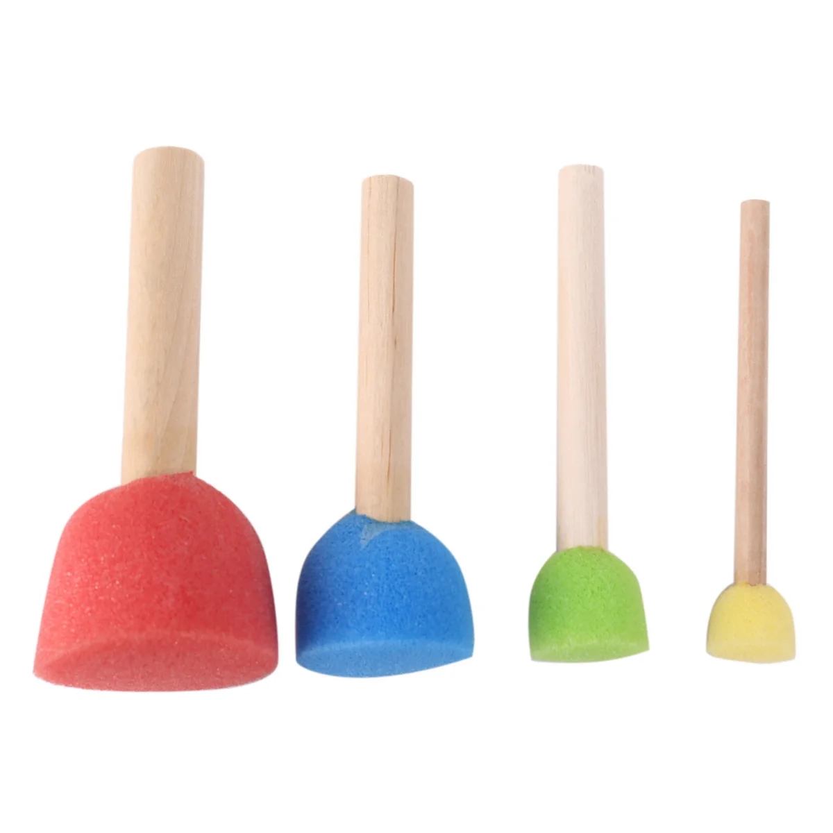 Foam Pouncer Assortment-Sponge Painting Stippler Set 24/pkg-Foam Brush Value Pack-1.5cm 2cm 3cm 4cm