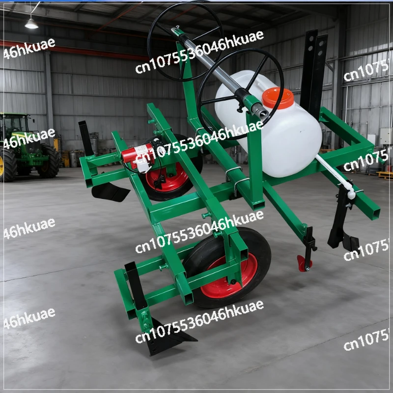 4 wheel tractor spraying film laying machine Agricultural mulch film covering machine micro tillage hand held