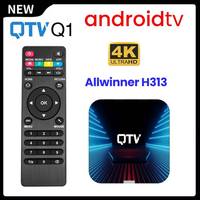 VONTAR QTV Q1 TV Box Android 10 Allwinner H313 Support 4K TV Stick H.265 2.4G Wifi TV Dongle Media Player Set Top Box