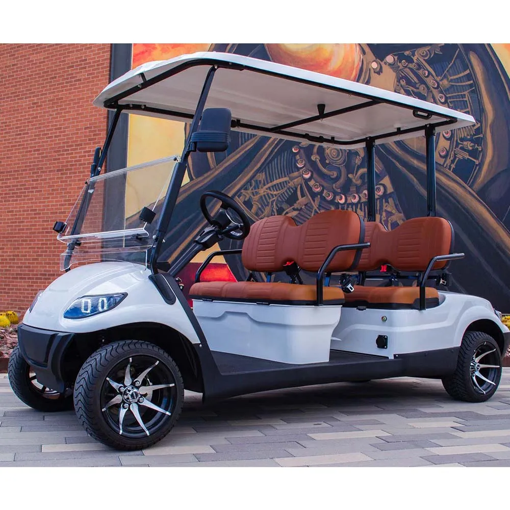 2024 New Chinese 48V 4000W 5000W 7000W Powerful AC Motor 4 Wheel 4 Seater Golf Carts Electric Golf Cart