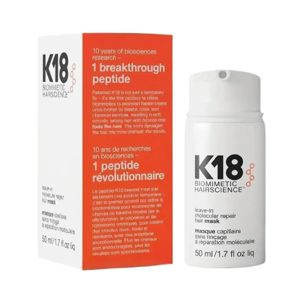 Original K18 Leave-In Molecular Repair Hair Mask Restore Soften Hair Smoothing Deep Conditioning Keratin Treatment Hair Care