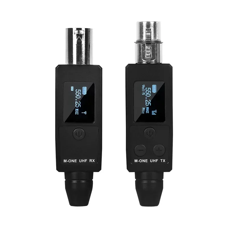 

UHF Wireless Microphone Converter XLR Transmitter And Receiver For Dynamic Microphone Guitar Receiver Transmission Adapter