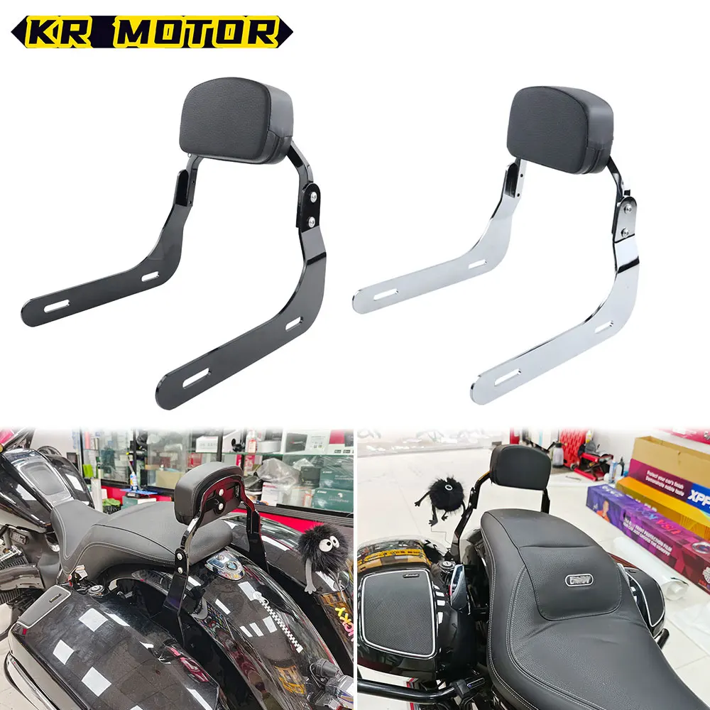 Fit R 18 Motorcycle Passenger Seat Backrest Cushion Rear Sissy Bar Pad Accessories For BMW R18 Classic R18 B 100 Years 2020up