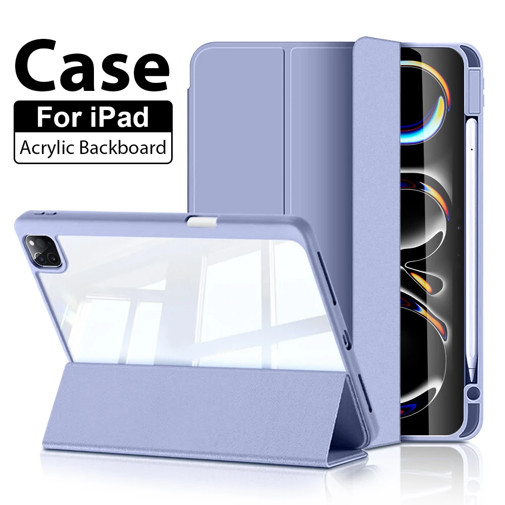 

Акриловый чехол для Ipad чехол Pro 13 11 12,9 Air 5 4 3 2 1 4th 5th M4 M2 10 9 10th Generation Mini 6 7th 10,9 10,2 2024