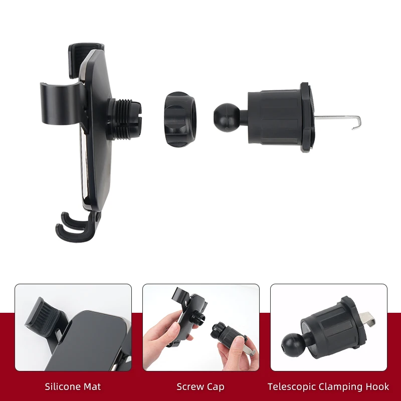 الجاذبية حامل هاتف السيارة السيارات تنفيس الهواء قاعدة تركيب مزودة بمشبك حامل هاتف الخليوي لكيا الروح Ceed سبورتاج ريو K5 أوبتيما سيراتو Proceed Venga #5