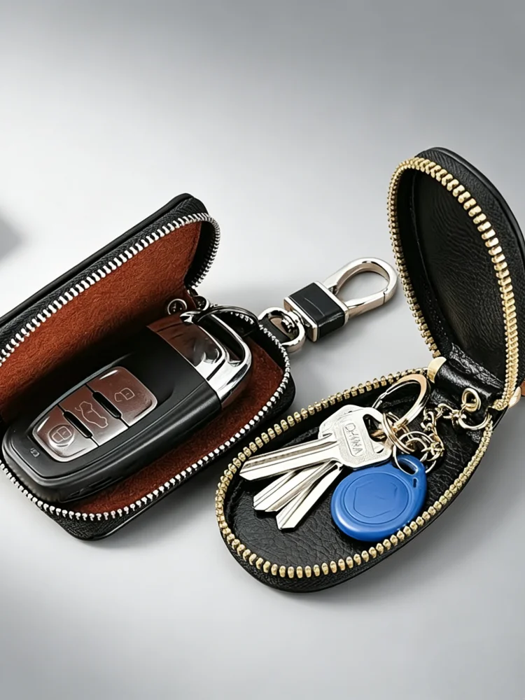 Anpassbarer Schlüsselorganizer mit Goldenem Reißverschluss, Kompakte Mehrfarbige Tasche für Zuhause & Täglichen Gebrauch, Ideales Geschenk für Feiertage Geburtstage – Detail 6