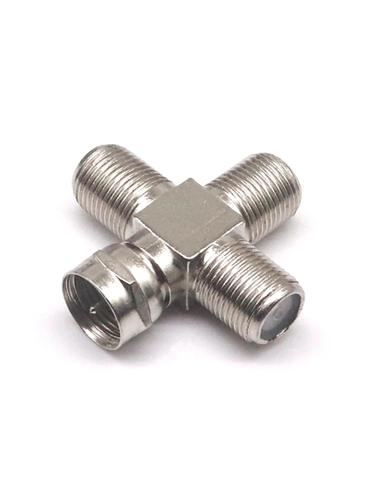 F revolves around 3 F female imperial system F head cable TV connector wiring F head four-way F male one minute 3 female