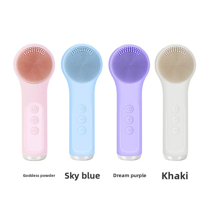 Silicone facial cleanser, pore cleaner, facial cleanser, deep cleaning device, electric facial brush