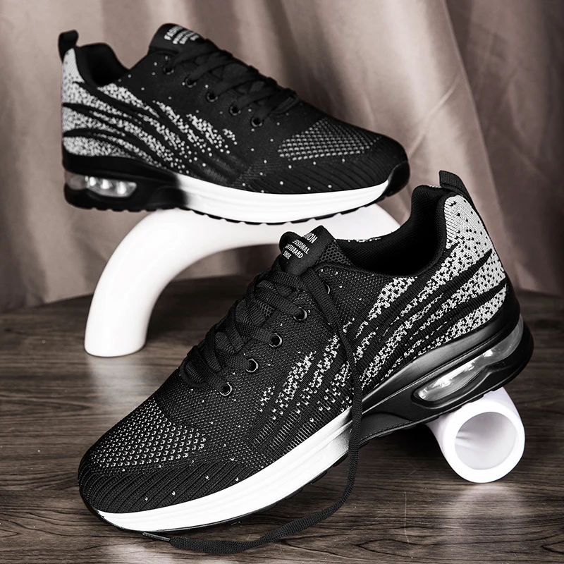 

Mens Running Shoes 2025 New Breathe Mesh Cushioning Lightweight Sneakers Multi-color Daily Commuting Casual Tennis Shoes Men