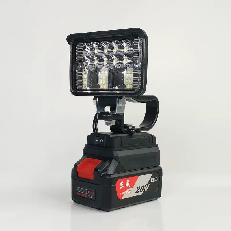Portable work light suitable for lithium battery LED emergency light, with USB repair light, can be used for DIY modification