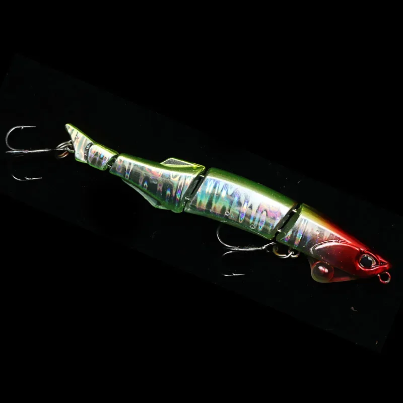 1pc 9cm 6g 4 sectiions hot fishing lure minnow quality professional bait swim bait jointed bait