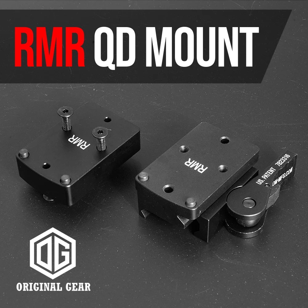 RM06 QD Lever Witness Absolute Co-Witness 1.41 Inch Height Mount With Riser Plate Fit For 20mm Picatinny And Weaver Rail