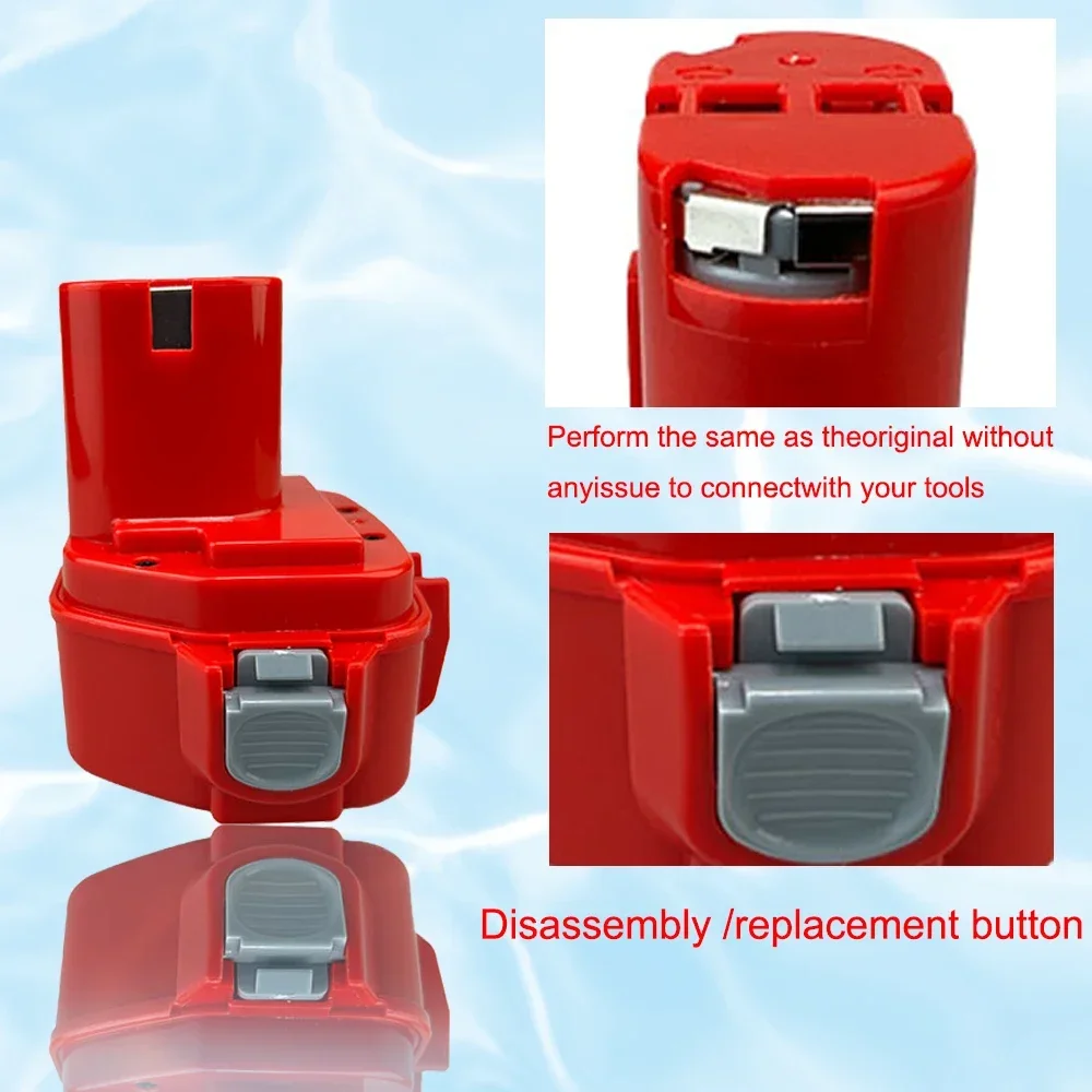 

4.8AH for Makita Battery PA12 Replacement Ni-Mh Batterie 1200 1220 1201 1222 1233SA/B1235 192681-5 Power Tool Battery