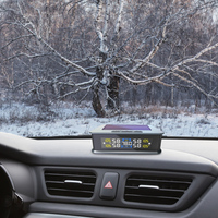 Solar/USB Powered Tire Pressure Monitoring System with 4 Sensors Wireless TPMS LCD Display Tire Pressure Monitor System