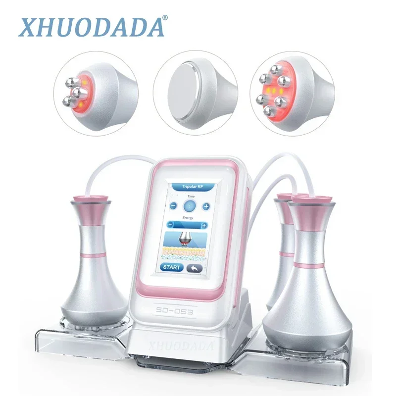 80K Cavitation RF Body Slimming System Ultrasonic Machine Facial SKin Tightening Fat Burning Cellulite Household Massager