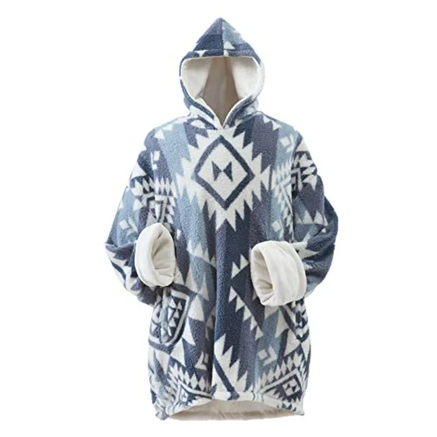 Sudadera con Capucha Tipo Manta Extra Grande Coleman, de Sherpa y Micro-Mink, Talla Única