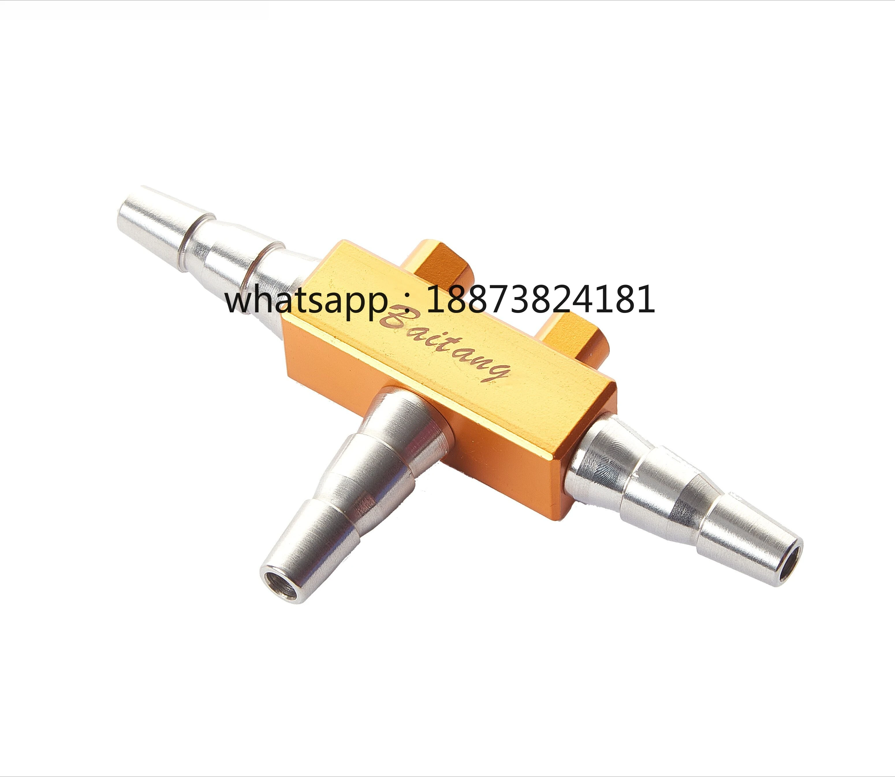 Light Weight SS304 3-way Hub for Aspiration Autoclavable Disinfection Connecting Hubs fast shipping