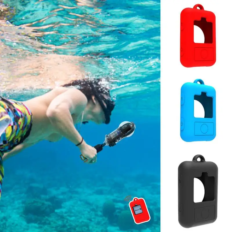 Silicone Protective Case for Insta360 GPS Action Camera Remote Controls Dust-proof Protection Cover accessories