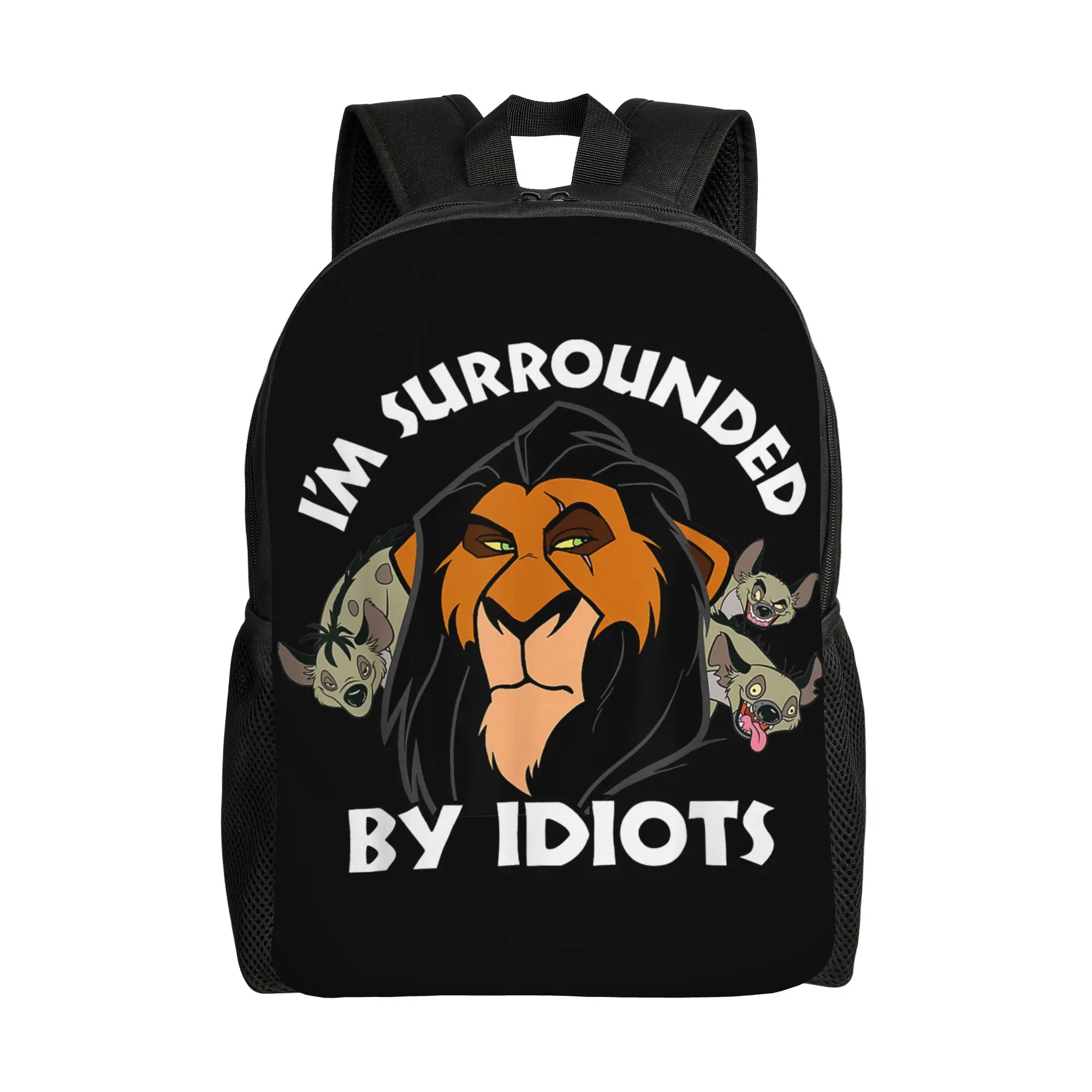 

Классический рюкзак The Lion King Scar, легкий, для старшей школы, походов, путешествий, для мужчин и женщин, холщовые сумки для ноутбуков