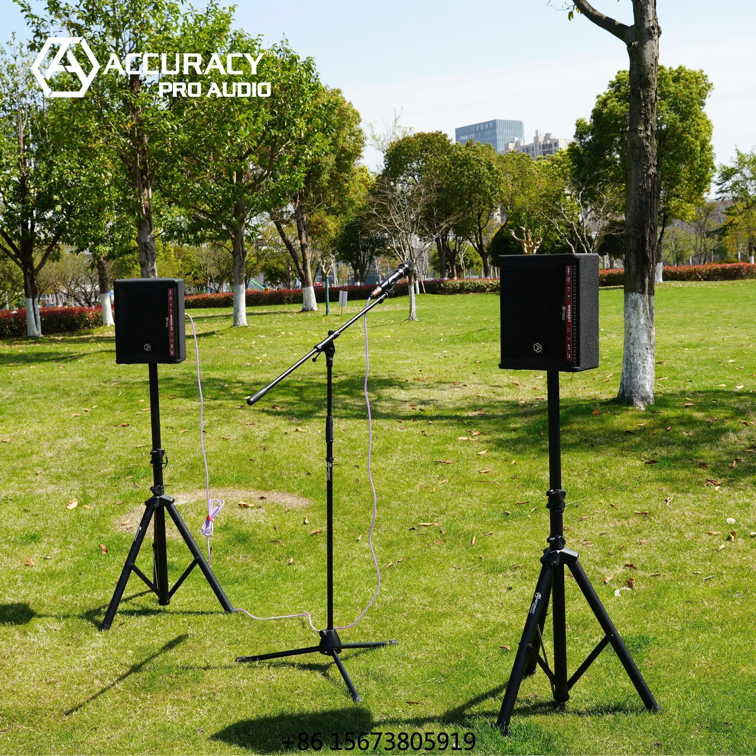 

Accuracy Pro Audio WK08D5-COMBO Small and Portable Coaxial Neo Wireless 8-inch Active Speaker Sound System