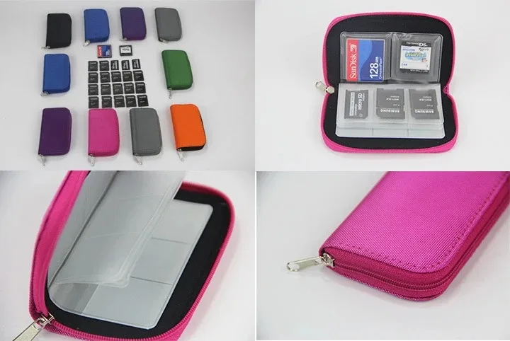 22 Slots Memory Card Collect Bag Camera Memory Card Case Holder Bag for CF/SD/Micro SD/SDHC/MS/DS Gameing SD Card Collection Box