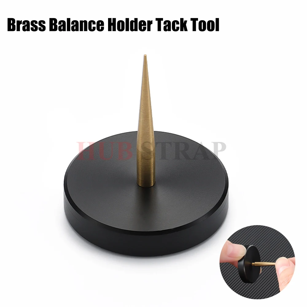 Brass Balance Holder Tack Tool Practical Repair For Watch Adjust Beat Round Base Wear Resistance Copper Needle Accessory Stand