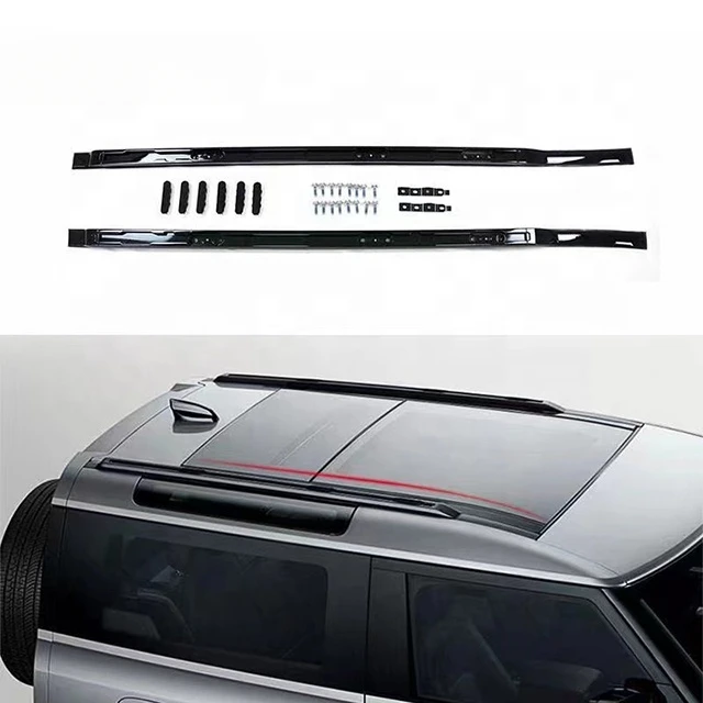 

Car Roof RAIL For Land Rover Defender 2020 Aluminium Roof bar Auto Accessories Roof Rack