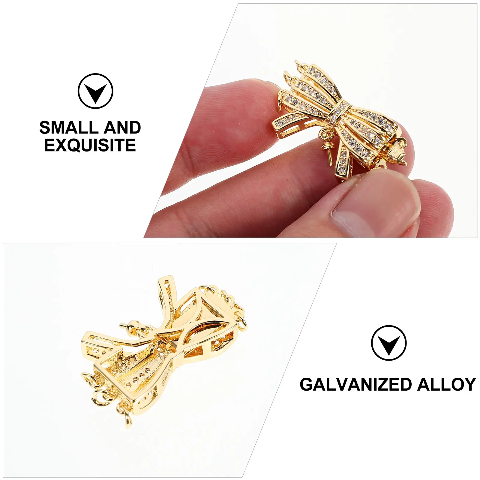 

Necklace Pendant Accessories Clasp Layering Separator Pearl Charms Jewelry Bracelet Making Elegant Fashionable Design Small