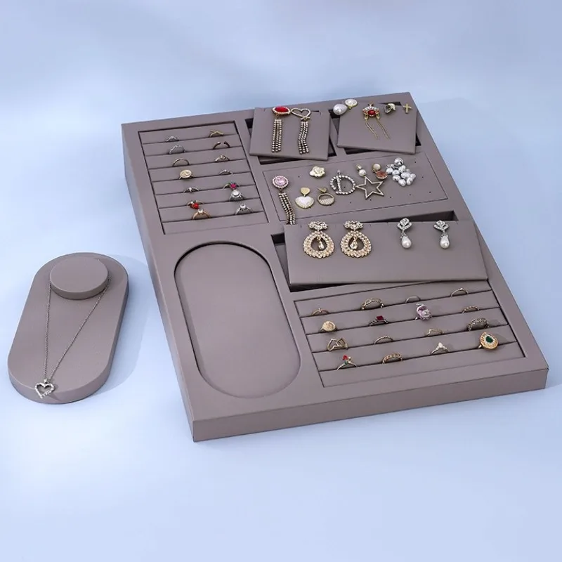 

Counter Jewelry Display Stand Lady Ring Earrings Organizer Stands Exhibitor Jewellery Storage Holder Necklace Bracelet Show Rack