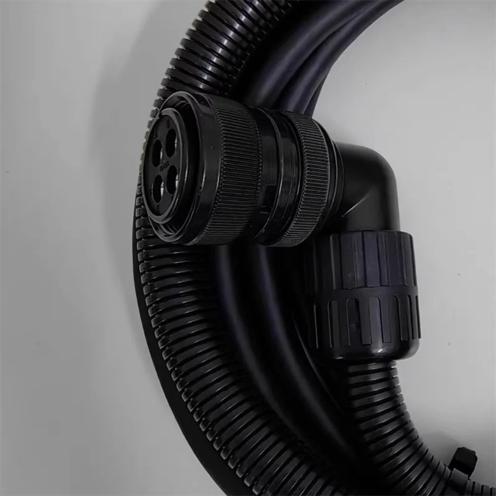 كابل طاقة المحرك X-Axis Y-Axis A06B-6130-H002 F06B-0001-K022 22-22S لـ Fanuc مع أنبوب الحماية #3