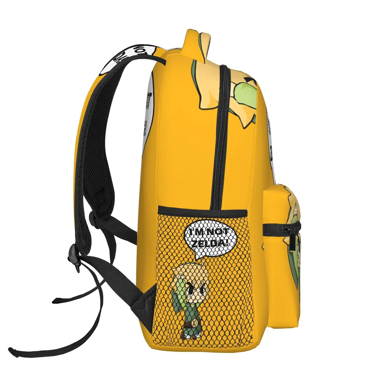 Imagem -03 - Não Sou Zelda Mochila para Menino e Menina Mochila Mochila Escolar eu