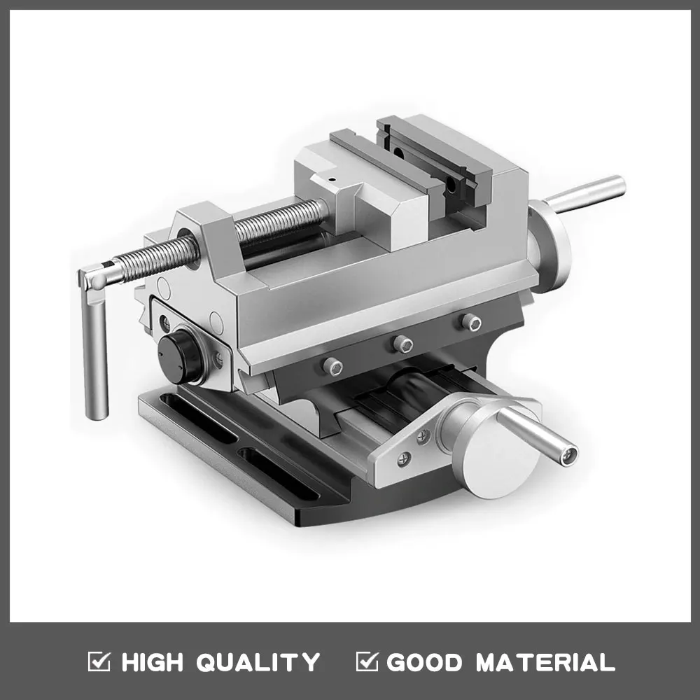 

Vise Wrench With Double Fine-Tuning Precision Universal Industrial-Grade Heavy-Duty Workbench Flat-Mouth Vise Fixed Table