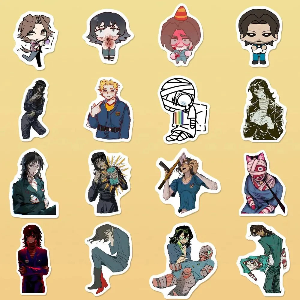 สติกเกอร์ลายการ์ตูนสยองขวัญสำหรับเล่นเกม ล้างปาก กันน้ำ 10/30/50/100 ชิ้น สำหรับตกแต่งสมุดโน้ต แล็ปท็อป โทรศัพท์มือถือ สไตล์กราฟฟิตี้เท่ๆ