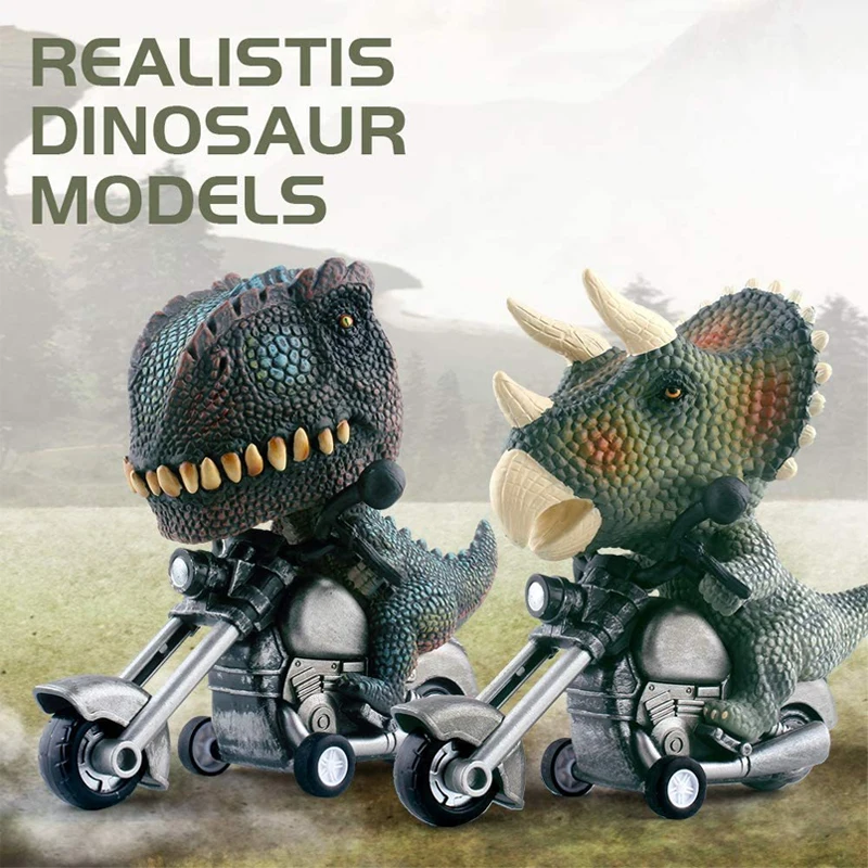 Childrens Dinosaur Modeling Pullback Motorcycle Simulation Locomotive Inertia Car