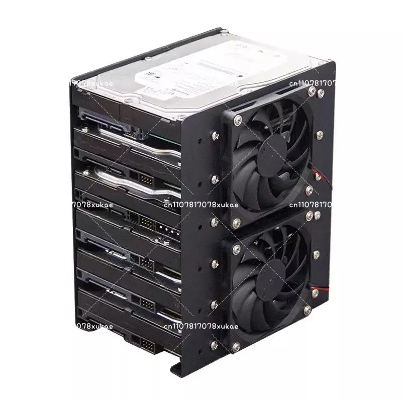 3.5 Inch Mechanical Hard Disk Bracket,HDD Computer Case Expansion Support,Fan Cooling Hard Disk 2/3 layers Holder Metal