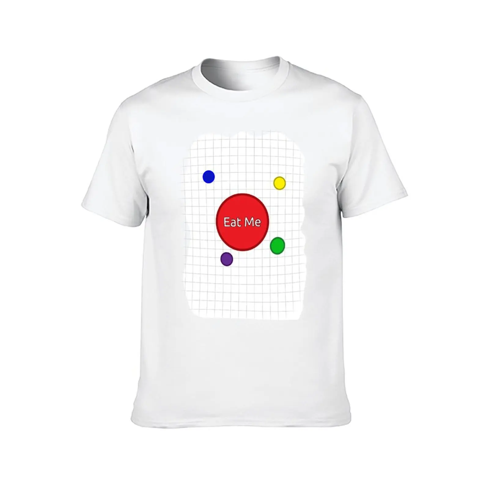 Agar.io - تي شيرت أكلني من القطن تي شيرت رجالي تي شيرت للرجال