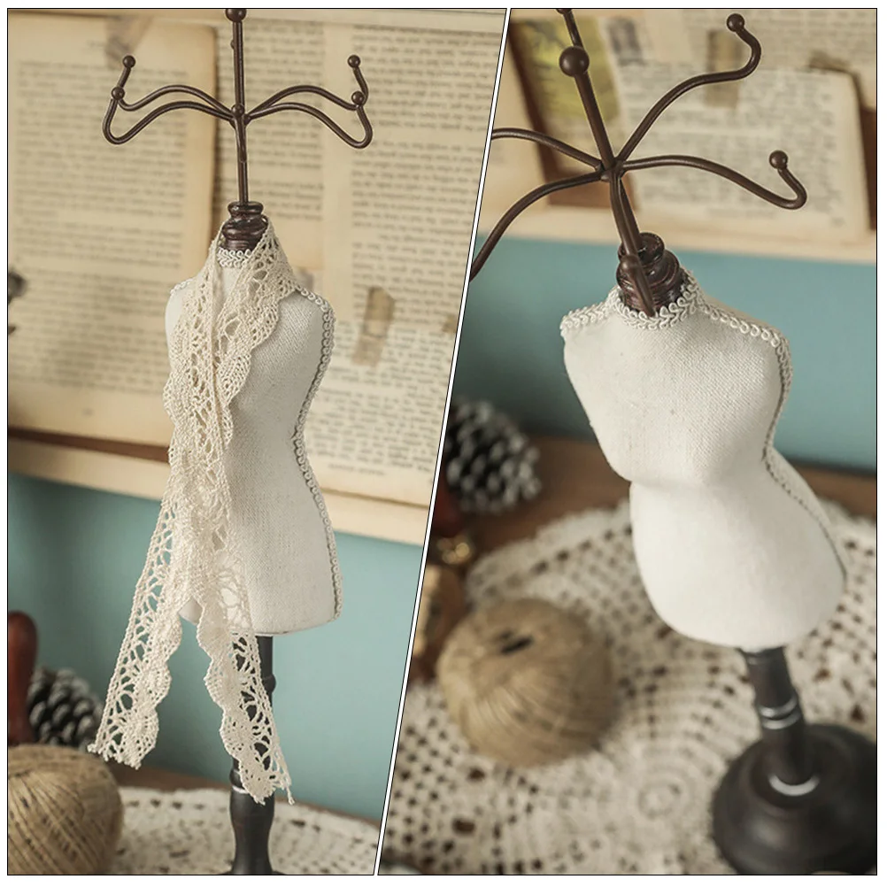 Jewelry Display St Necklace Bracelet ganizer Home Decor Transparent Rotating Exhibitor Necklace Holder Rack Mini Lamp