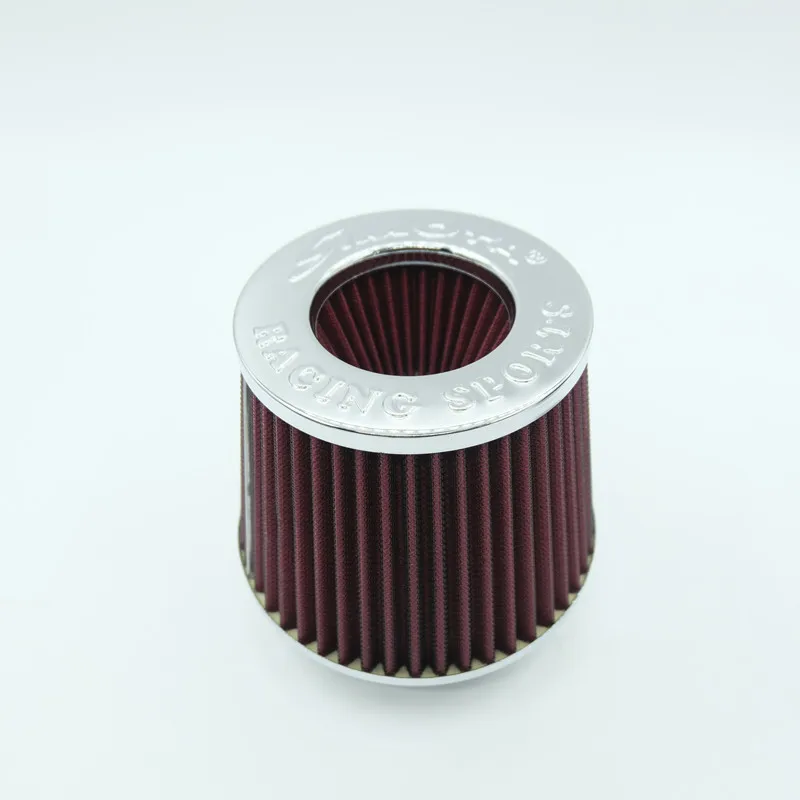 76MM SIMOTA Car Air Filter High Flow Intake FilterIntake Filter Sport Power Mesh Cone Cold Air Induction Kit Universal Car Parts