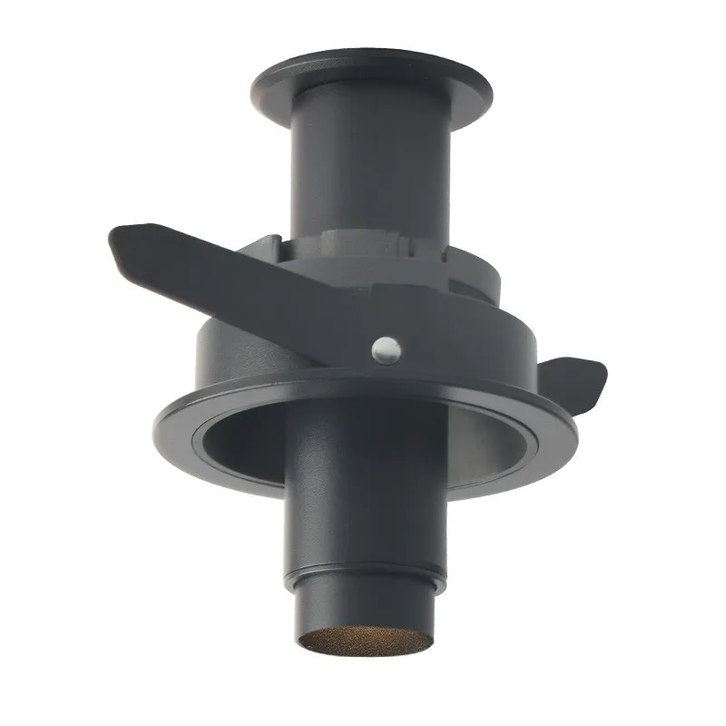 LED zoom spotlight embedded downlight, adjustable focus poly-pull telescopic living room ceiling light opening light ceiling