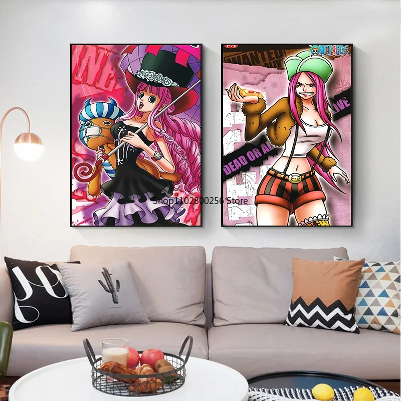 Japan Anime Retro Cartoon Canvas Painting One Piece Roronoa Portgas· D· Ace  Print Mural Pictures Home Wall Aesthetic Decorative