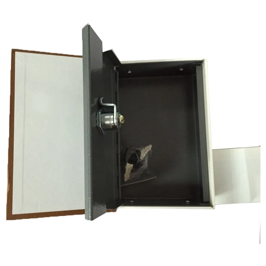Small Book safe with key lock 100% steel made hidden safe Stash safe box with food grade smell proof bags