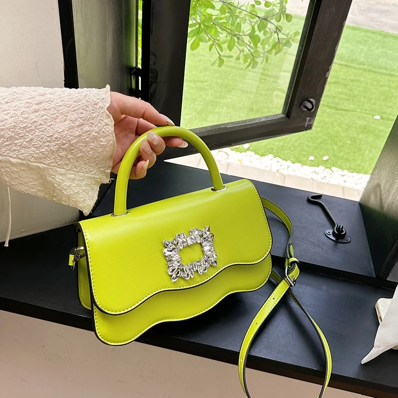 Torebka damska 2023 modna luksusowa torebka z diamentami kopertówka z krótkim uchwytem torba Crossbody Mini mała kwadratowa torba na ramię designerka